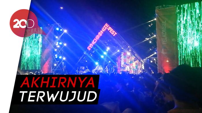 Mimpi Jadi Nyata Ardhito Pramono Manggung di Synchronize Fest 2019