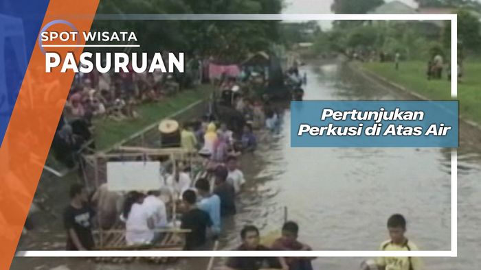 Pertunjukan Perkusi Sungai Cangklong Kejayan Pasuruan