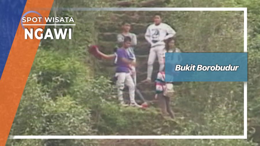 Bukit Borobudur Di Kebun Teh Desa Jamus Sine Ngawi 