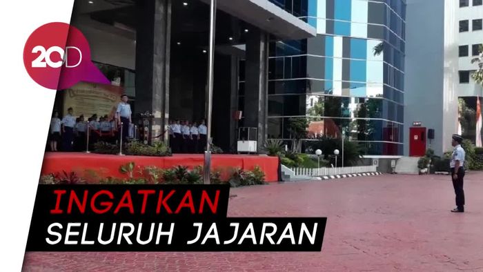 Pimpin Upacara di Kemenkum HAM, Tjahjo: Waspada Area Rawan Korupsi