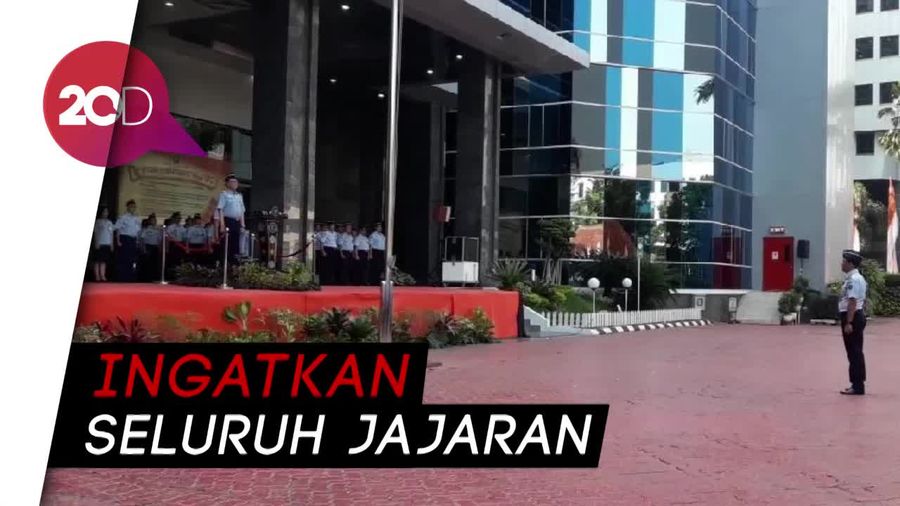 Pimpin Upacara di Kemenkum HAM, Tjahjo: Waspada Area Rawan Korupsi