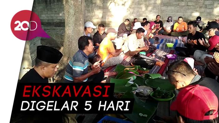 Warga Blitar Gelar Selamatan, Berharap Ekskavasi Candi Gedog Lancar
