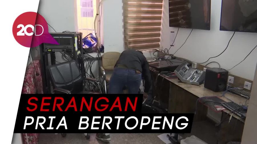 Stasiun Televisi di Irak Diserang Kelompok Bersenjata