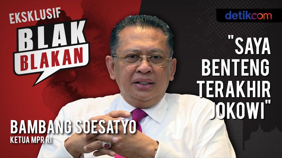 Blak-blakan Ketua MPR RI: Saya Benteng Terakhir Jokowi