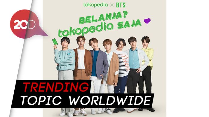 Fix! Tokopedia Gandeng BTS Jadi Brand Ambassador
