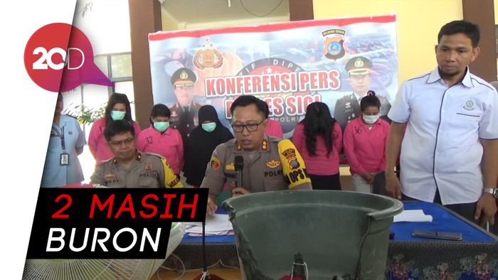 Wajah Para Tersangka Pembakar Lapas Perempuan di Sigi