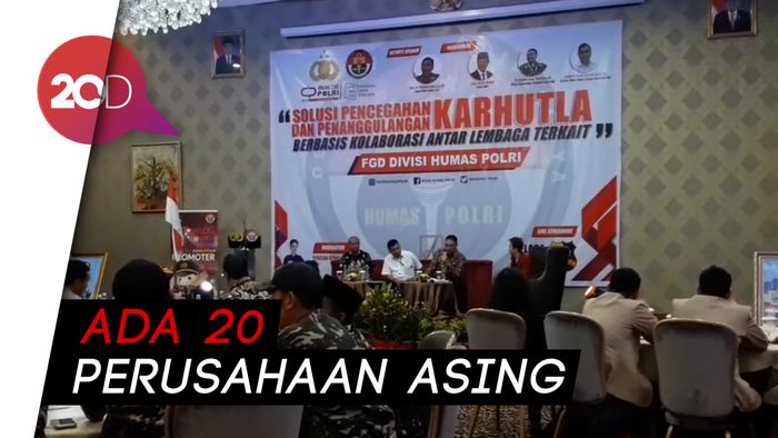 KLHK Segel 64 Perusahaan Pelaku Karhutla