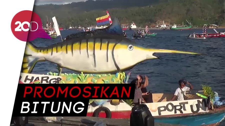 300 Kapal Hias Meriahkan Festival Pesona Selat Lembeh 2019