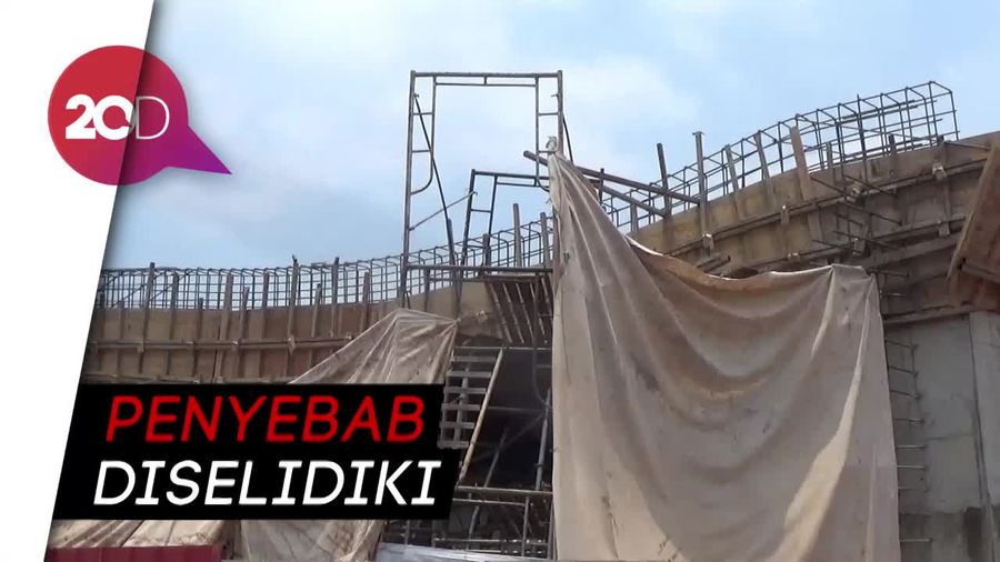 Struktur Terowongan Tol Desari Ambruk, 5 Pekerja Terluka