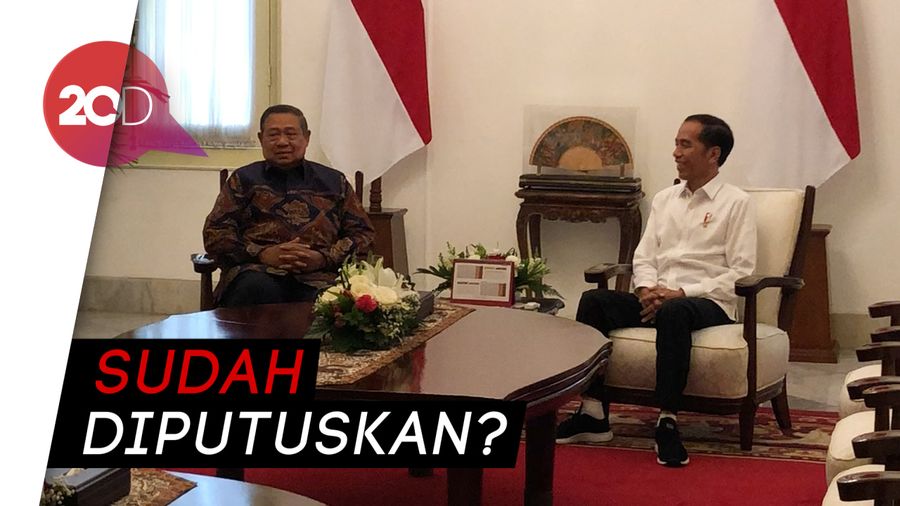 Bertemu di Istana, Jokowi-SBY Bahas Peluang Gabungnya Demokrat ke Pemerintah