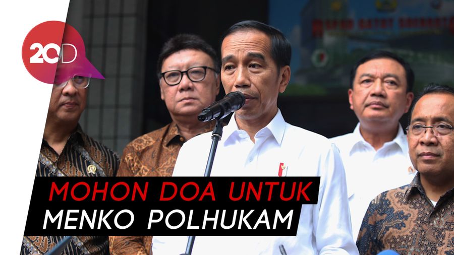 Jokowi: Wiranto Ditusuk Pisau oleh Teroris!