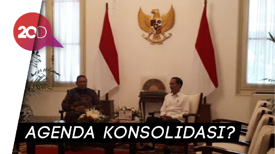 Jokowi Bertemu SBY di Istana