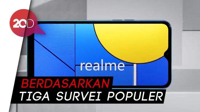 Realme Catatkan Posisi 5 Besar Ponsel Terlaris di Usia Setahun