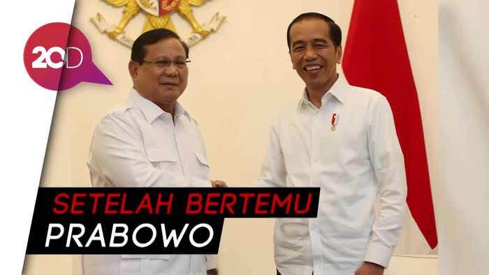 Jokowi Bicara Kans Gabungnya Gerindra ke Pemerintah