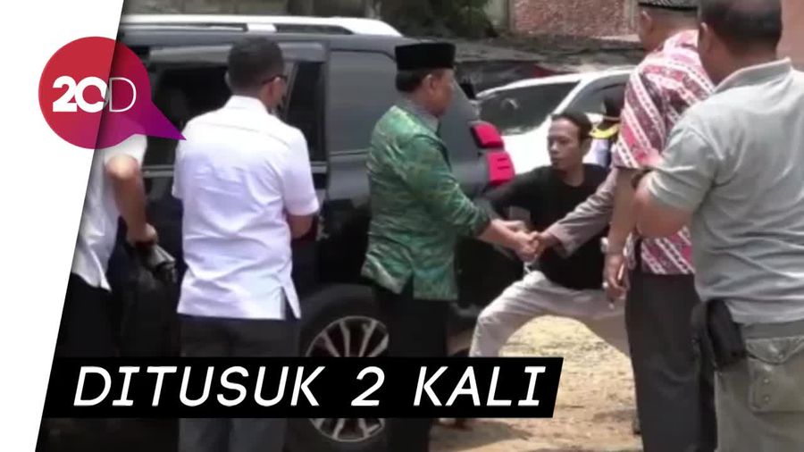 Lebih Jelas! Video Detik-detik Wiranto Ditusuk Abu Rara