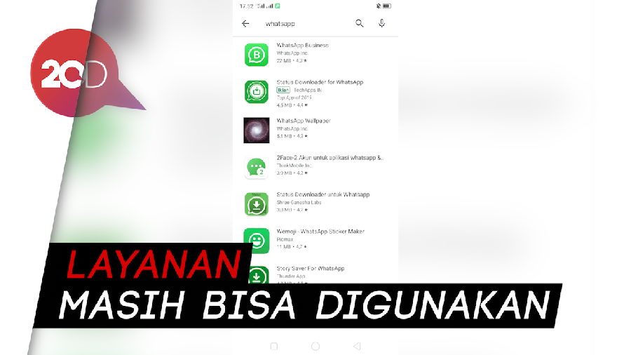Duh! WhatsApp Hilang dari Play Store