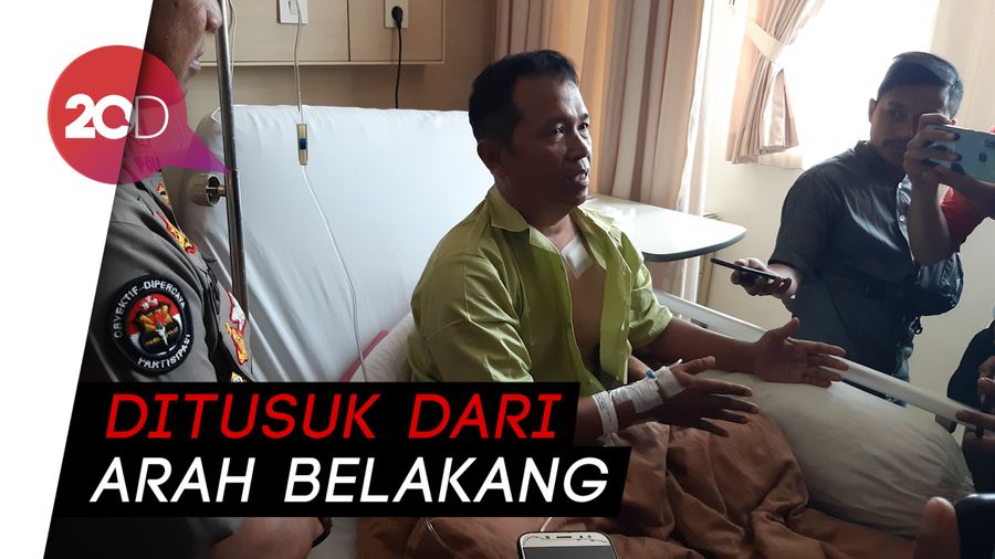Kapolsek Menes: Saya Jalan Kaki ke Puskesmas Berlumuran Darah