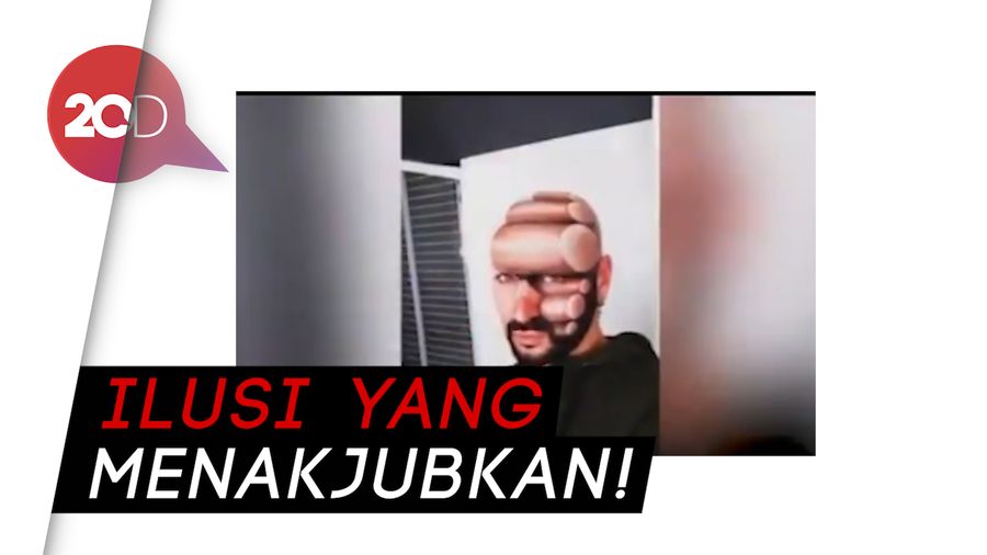 Keren! Ilusi Optik dari Riasan Wajah 3 Dimensi 