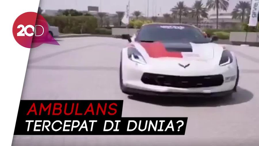 Whuzz! Mobil Sport Dijadikan Ambulans di Dubai