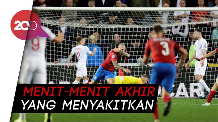 Comeback Republik Ceko Bikin Inggris Merana