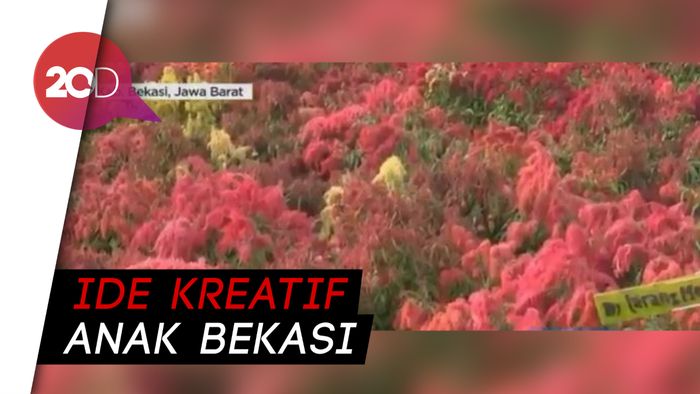 Dulunya Penuh Sampah, Sekarang Jadi Kebun Bunga Apik