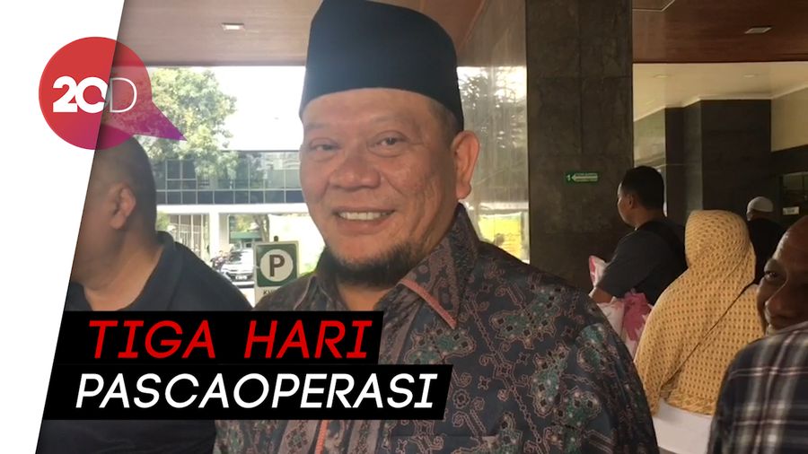 La Nyalla Jenguk Wiranto: Alhamdulillah Sudah Bisa Buang Angin