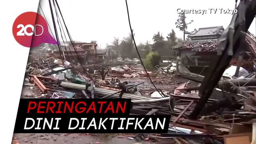 5 Tewas dan 10 Hilang Usai Topan Hagibis Mengamuk