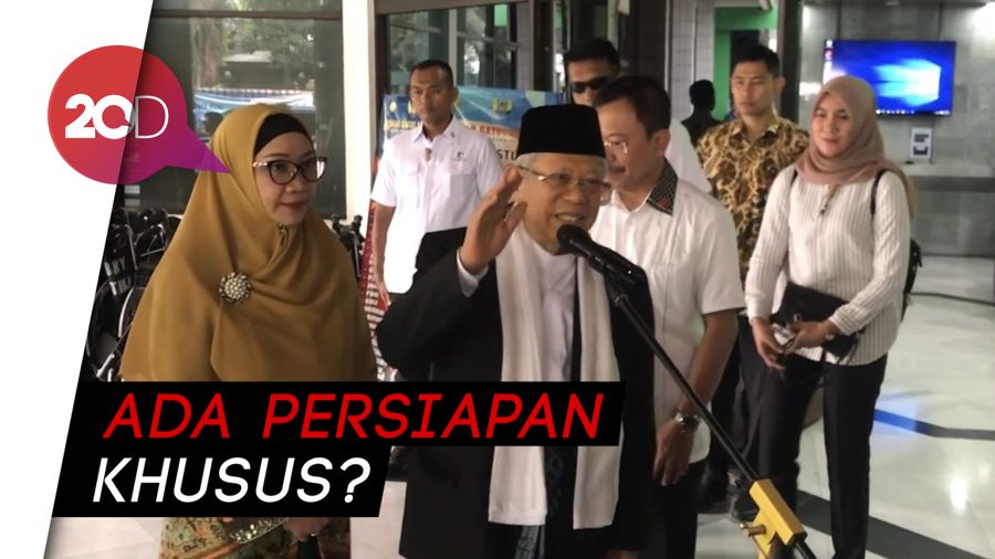 Jelang Pelantikan Wapres, Maruf Amin Tak Ambil Pusing