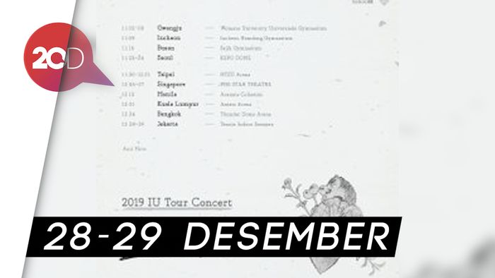 Suprise! Konser IU di Jakarta Jadi 2 Hari