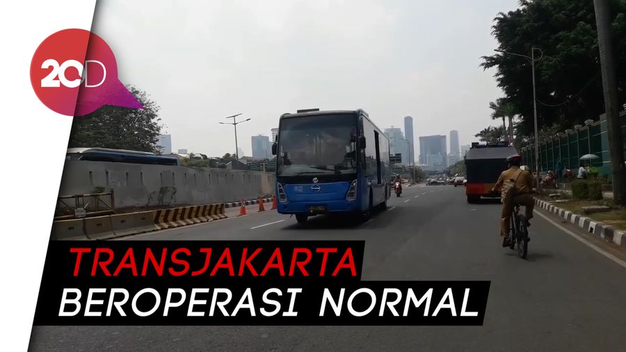 Antisipasi Demo, Jalan Gatot Subroto Arah Slipi Ditutup