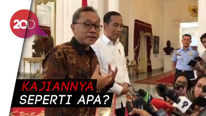 Bertemu Zulkifli Hasan, Jokowi Singgung Amandemen UUD 1945