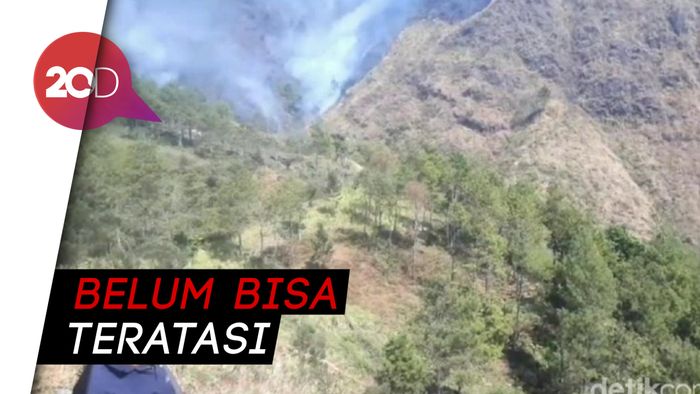 Kebakaran di Gunung Ringgit, 90 Persen Lahan Hangus
