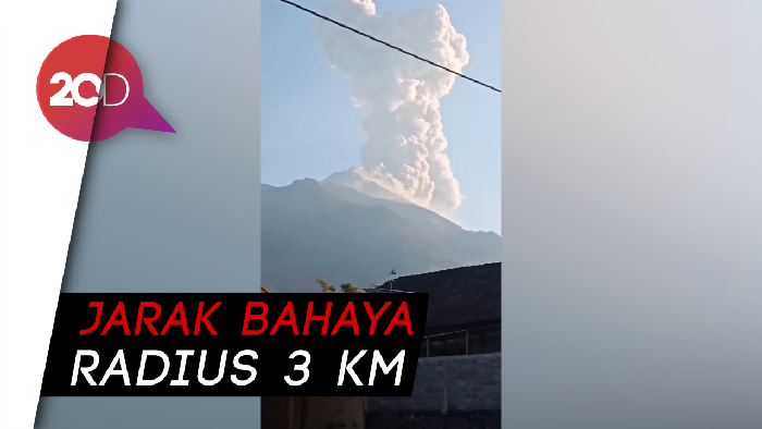 Merapi Kembali Semburkan Awan Panas