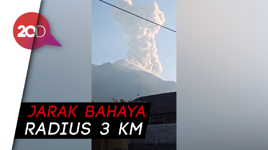 Merapi Kembali Semburkan Awan Panas