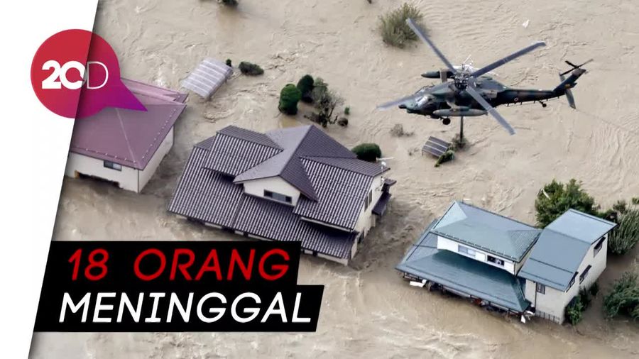 Korban Tewas Akibat Topan Hagibis Bertambah