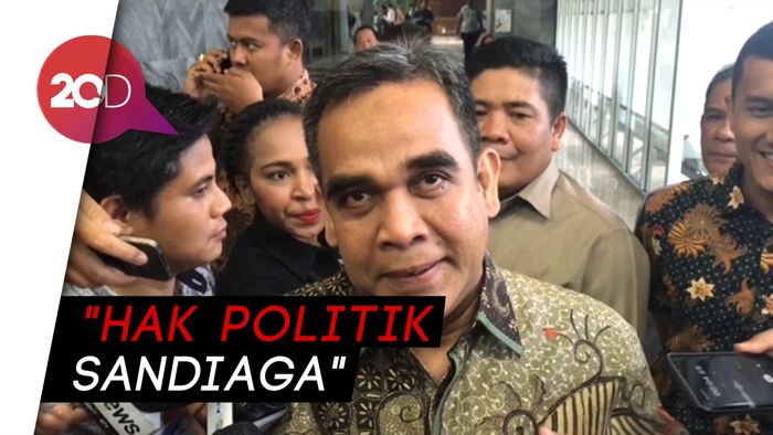 Ahmad Muzani: Kita Terima Kembali Sandiaga Sebagai Kader Gerindra