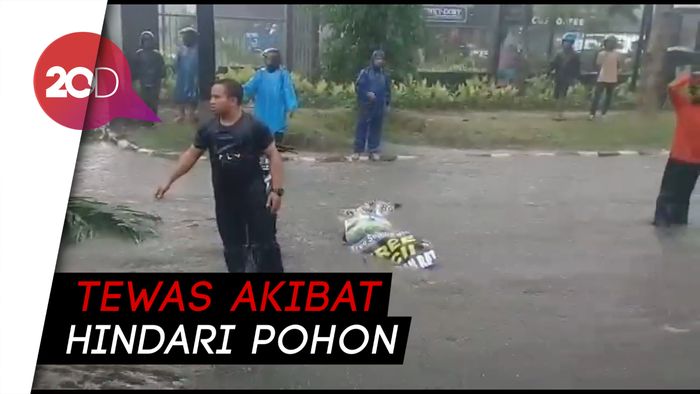 Hindari Pohon Tumbang, Pengendara Motor di Bogor Tewas Kecelakaan