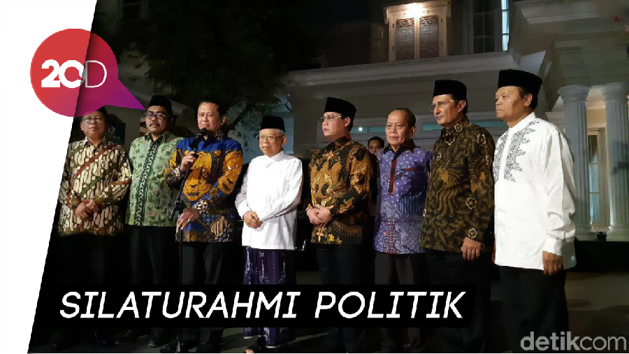 Pimpinan MPR Silaturahmi ke Maruf Amin Jelang Pelantikan