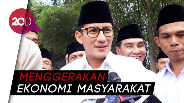 Balikan dengan Gerindra, Sandi: Platform Perjuangannya Sama