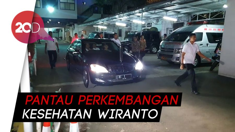 Bersama Pratikno, Jokowi Besuk Wiranto di RSPAD