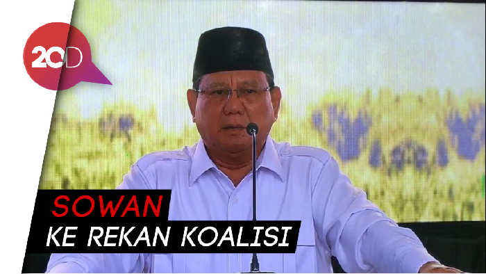 Prabowo Sudah Bertemu PKS Sebelum Sowan ke Parpol Koalisi Jokowi