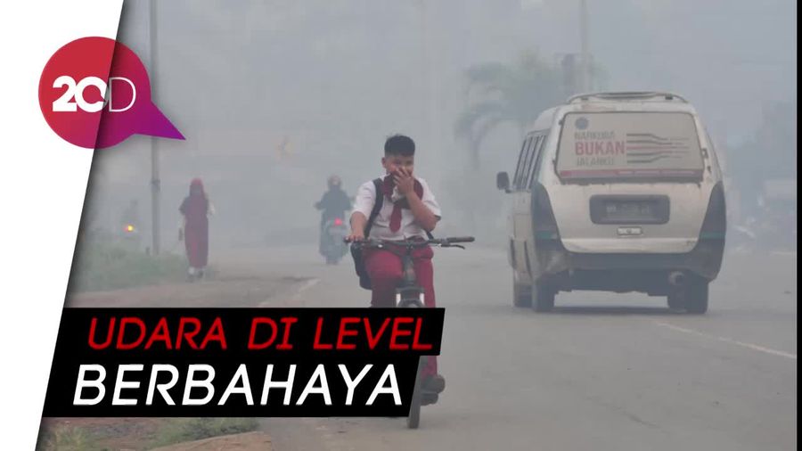 Kabut Asap Pekat Selimuti Jambi, Sekolah Diliburkan