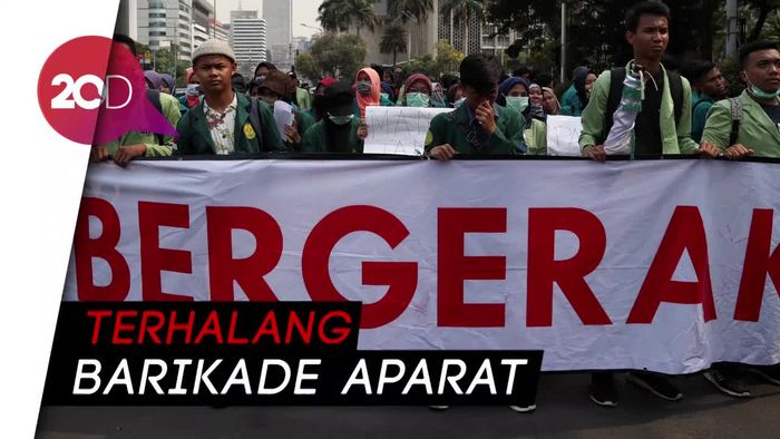 Mahasiswa Demo di Dekat Istana Tagih Perppu KPK