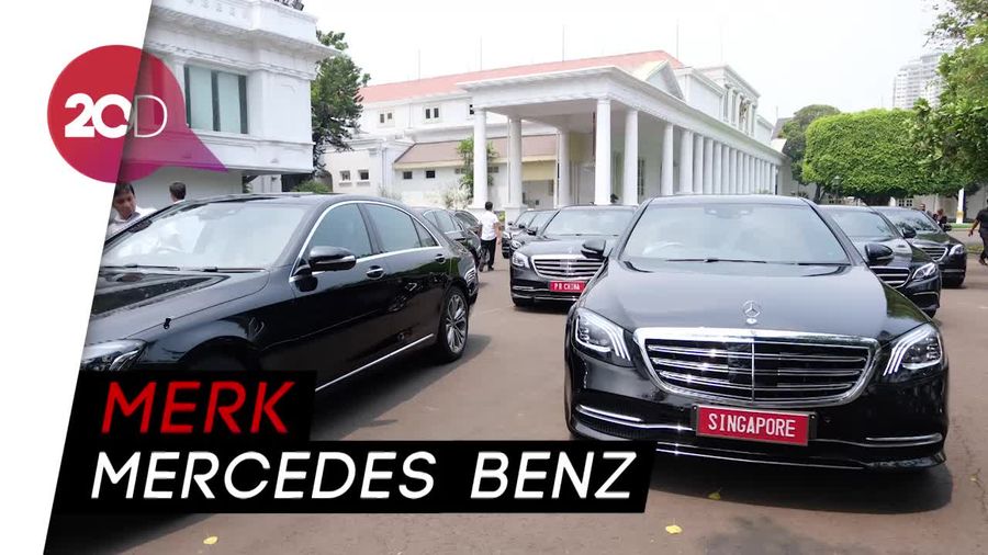 Deretan Mobil Mewah untuk Tamu Negara Hadiri Pelantikan Jokowi