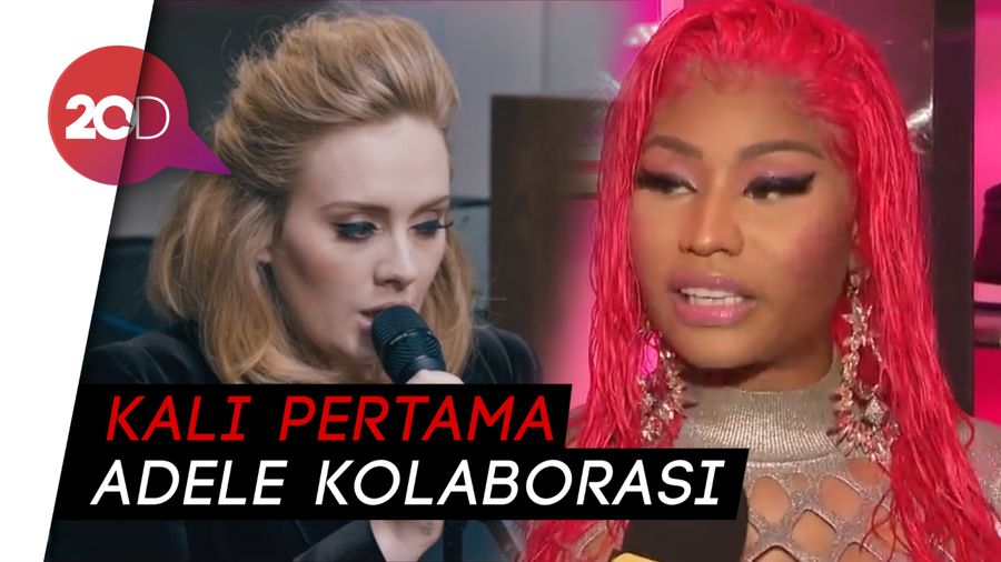 Gokil! Nicki Minaj Berkolaborasi dengan Adele