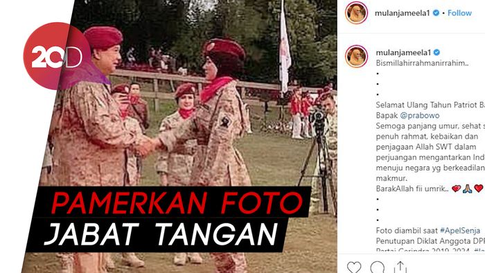 Mulan Jameela ke Prabowo: Selamat Ulang Tahun Patriot Bangsa