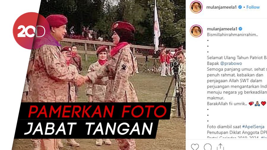 Mulan Jameela ke Prabowo: Selamat Ulang Tahun Patriot Bangsa