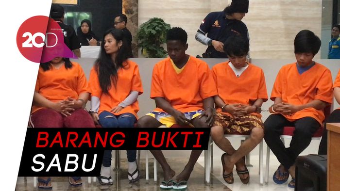 Polisi Ringkus 7 Kurir  Sabu Jaringan Afrika-Thailand