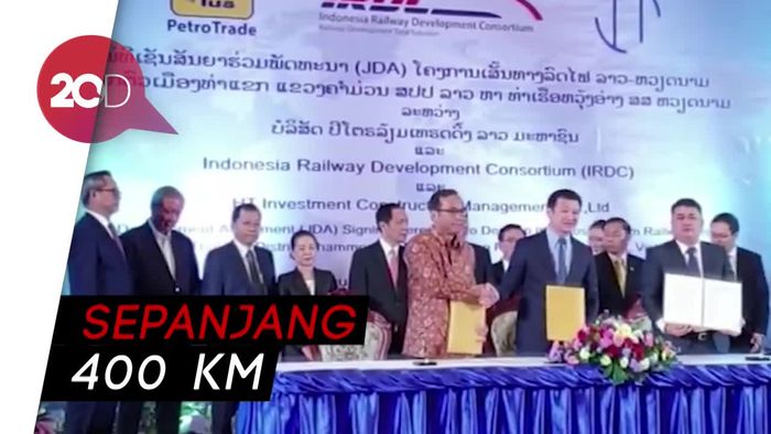 Indonesia Garap Proyek Jalur Kereta Api Laos-Vietnam Rp 28 T
