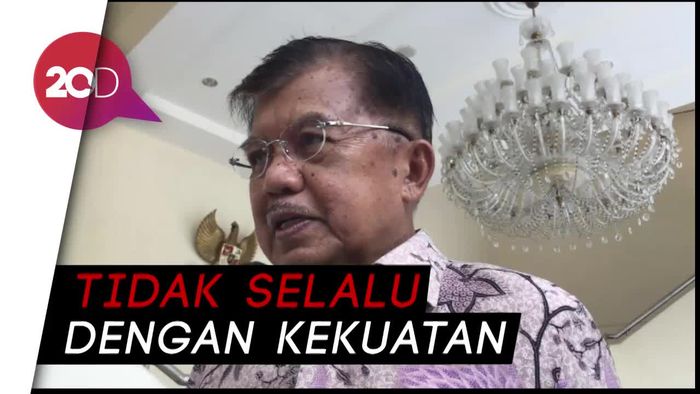 Wejangan JK ke Polri : Gunakan Strategi Baik Untuk Jaga Ketertiban